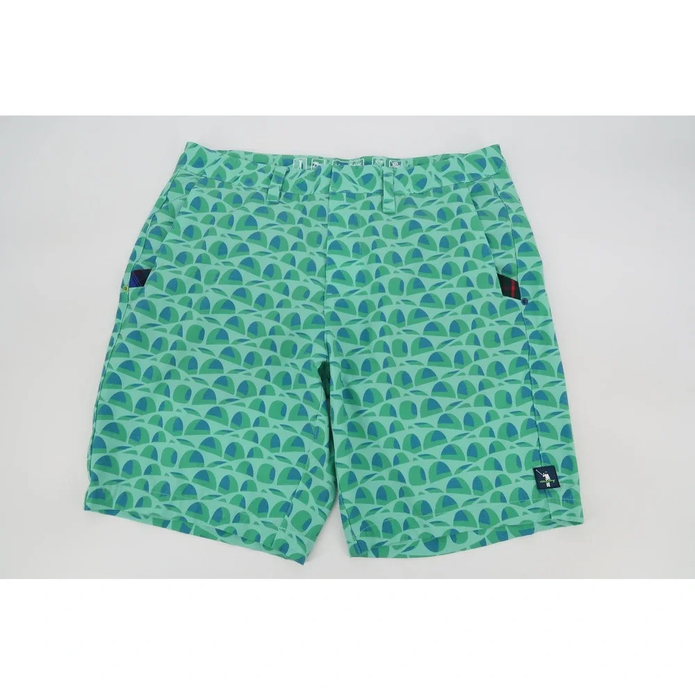 William Murray Water Hazard Golf Shorts Mens 34 Building Bridges Performance